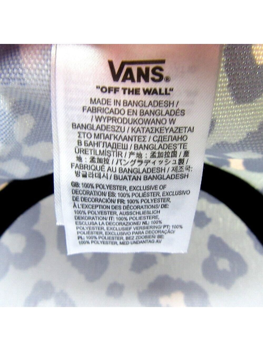 Vans Hankley Animal Print Bucket Hat Women's Size S/M NEW - Picture 12 of 12
